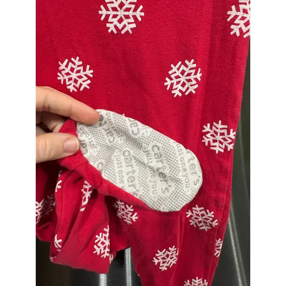 Red Reindeer Christmas Sleeper - Carter's - 12mo